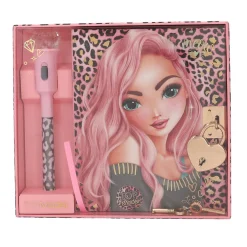TOPModel Dagbok med UV-penn, hold hemmelighetene dine skjult! 16,4×14,3 cm