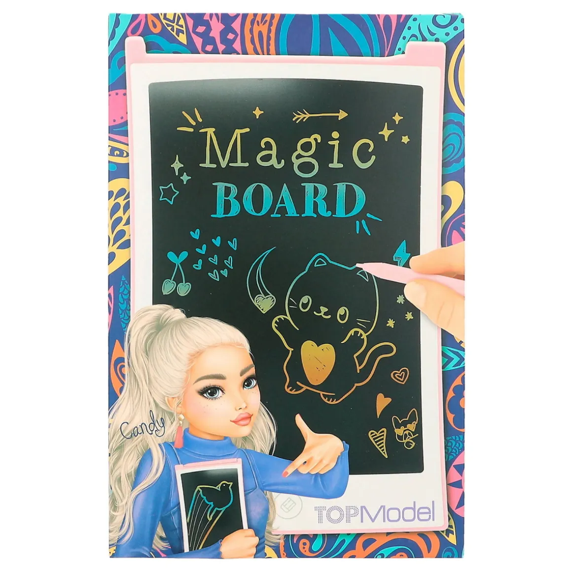 TOPModel Magic Pad – magisk tegnetavle (LCD) som lar deg tegne og viske ut! 14,9×22,9 cm