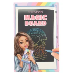 TOPModel Magisk tegneplate med 4 farger, 14,9×22,9 cm