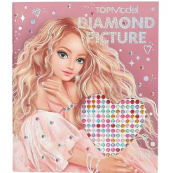 TOPModel Model Diamond Sticker book – dekorer 10 motiver med diamantklistremerker