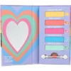 TOPModel øyenskygge – 5 farger, applikator og speil i liten og nett bok 7×13×1,5 cm