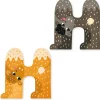 Trebokstav dyremotiv 7 cm - H – pris per stykk