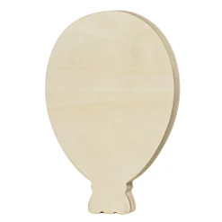 Trefigur ballong – høyde 15 cm, bredde 10 cm, tykkelse 1,7 cm