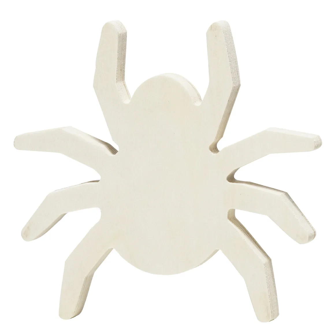 Trefigur Halloween edderkopp – høyde 15 cm, bredde 14,5 cm, tykkelse 1,7 cm