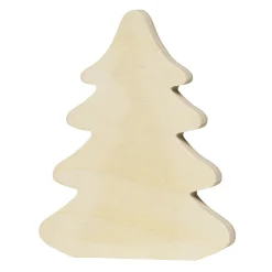 Trefigur juletre – høyde 15 cm, bredde 12 cm, tykkelse 1,7 cm