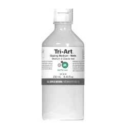 Tri-Art Glazing Medium Matte 250 ml, laserende matt medium for akrylmaling