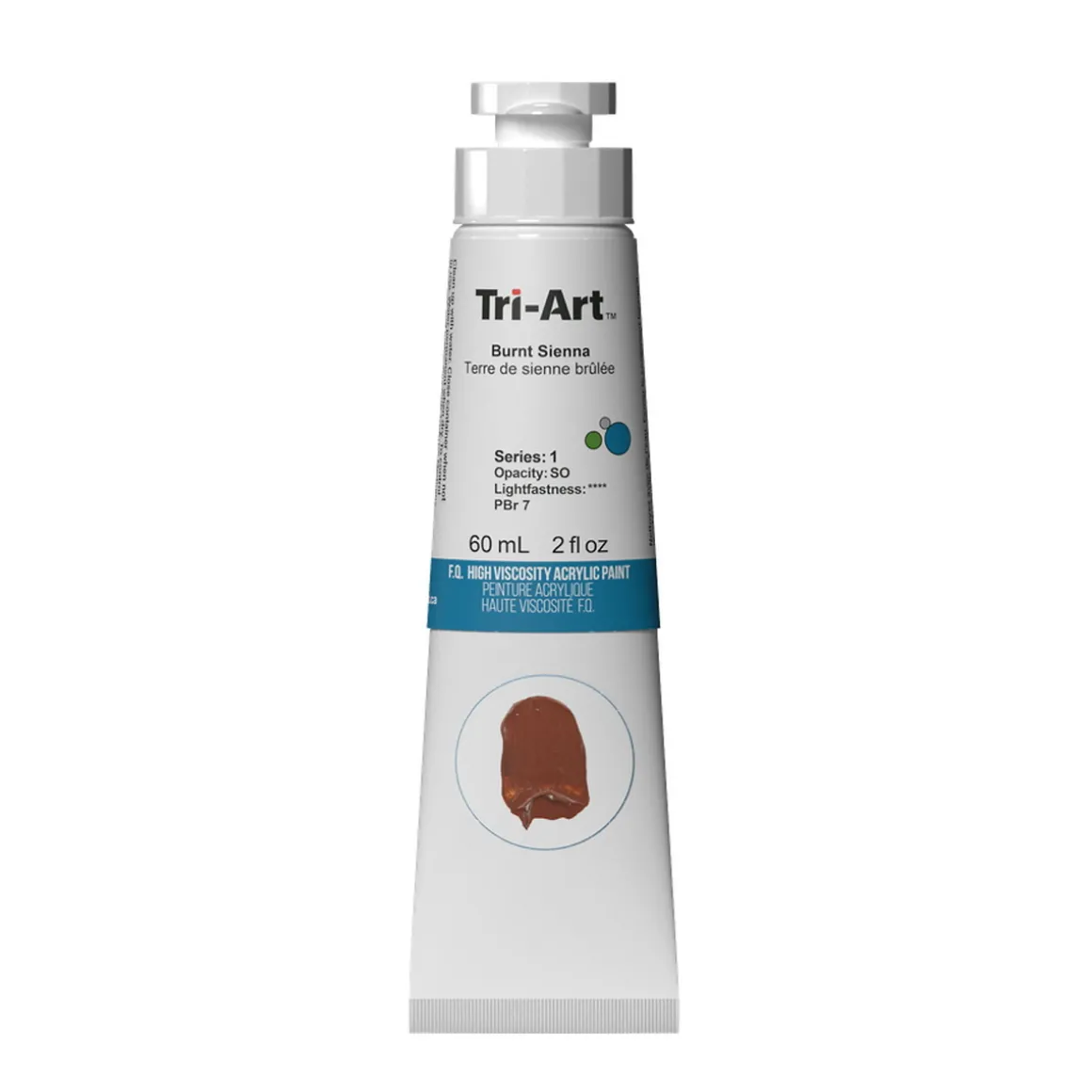 Tri-Art High Viscosity akrylmaling 60 ml Burnt Sienna