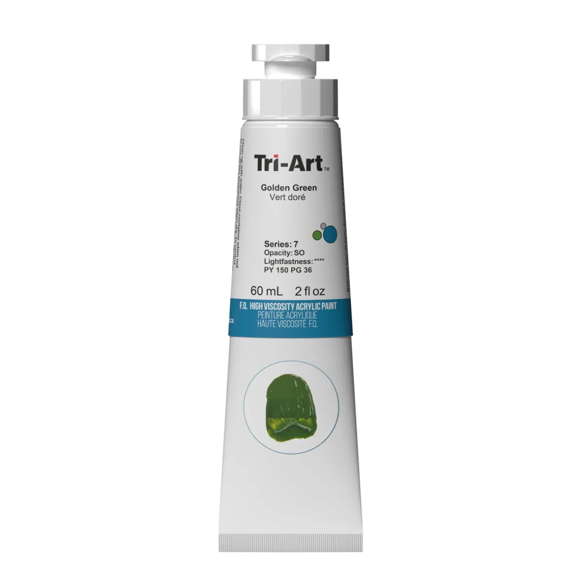 Tri-Art High Viscosity akrylmaling 60 ml Golden Orange