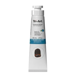 Tri-Art High Viscosity akrylmaling 60 ml Transparent Brown
