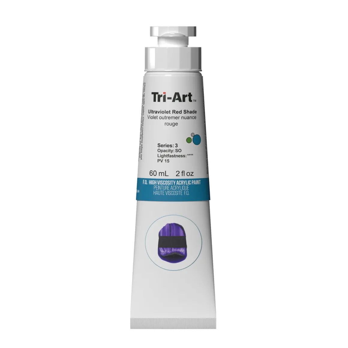 Tri-Art High Viscosity akrylmaling 60 ml Unbleached Titanium