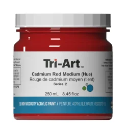 Tri-Art High Viscosity akrylmaling 250 ml Cadmium Red Medium Hue