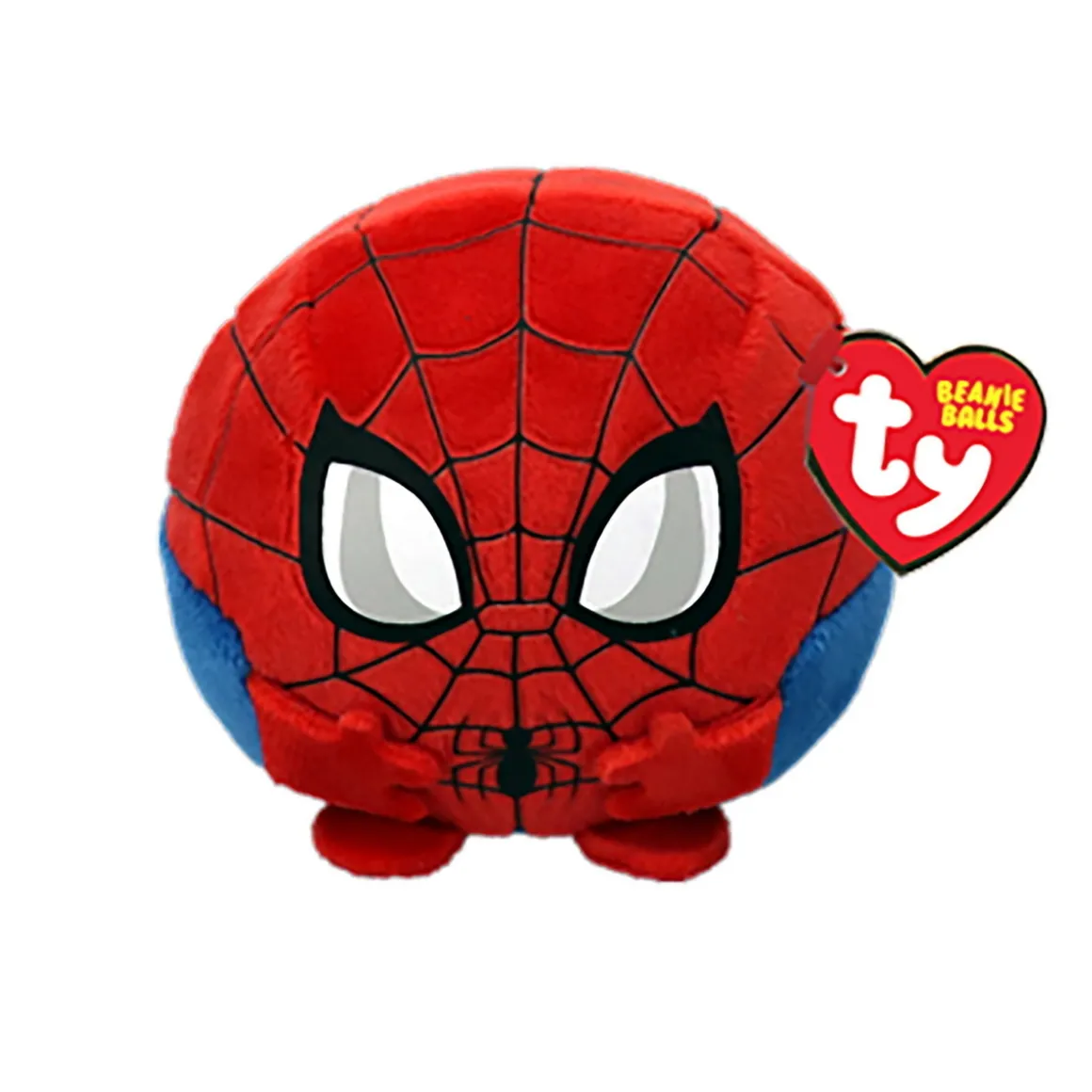Ty Beanie Balls Puffies Spiderman Ø10 cm – klassiske Spiderman