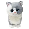 TY Beanie Boo Cat Grey – en hvit & grå katt som vil bli klappet! H. 15,5 cm