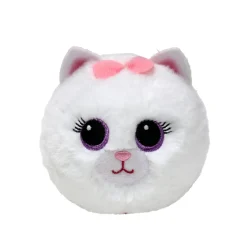 TY Beanie Bouncers Purdy – en hvit katt som liker å sprette & kose! Ø7,5 cm