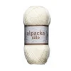 Ullgarn Järbo Alpacka Solo 50 g benhvit – 29101 Eggshell white