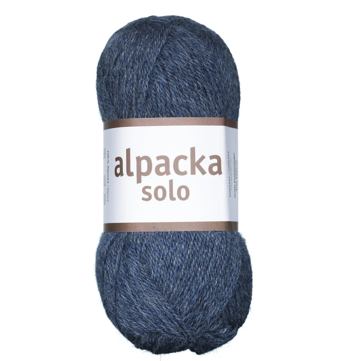 Ullgarn Järbo Alpacka Solo 50 g jeansblå – 29121 Denim blue