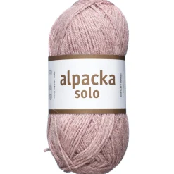 Ullgarn Järbo Alpacka Solo 50 g pudderrosa – 29126 Ballerina pink