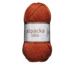 Ullgarn Järbo Alpacka Solo 50 g rust – 29117 Rust orange