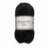 Ullgarn Järbo Alpacka Solo 50 g svart – 29108 Licorice black
