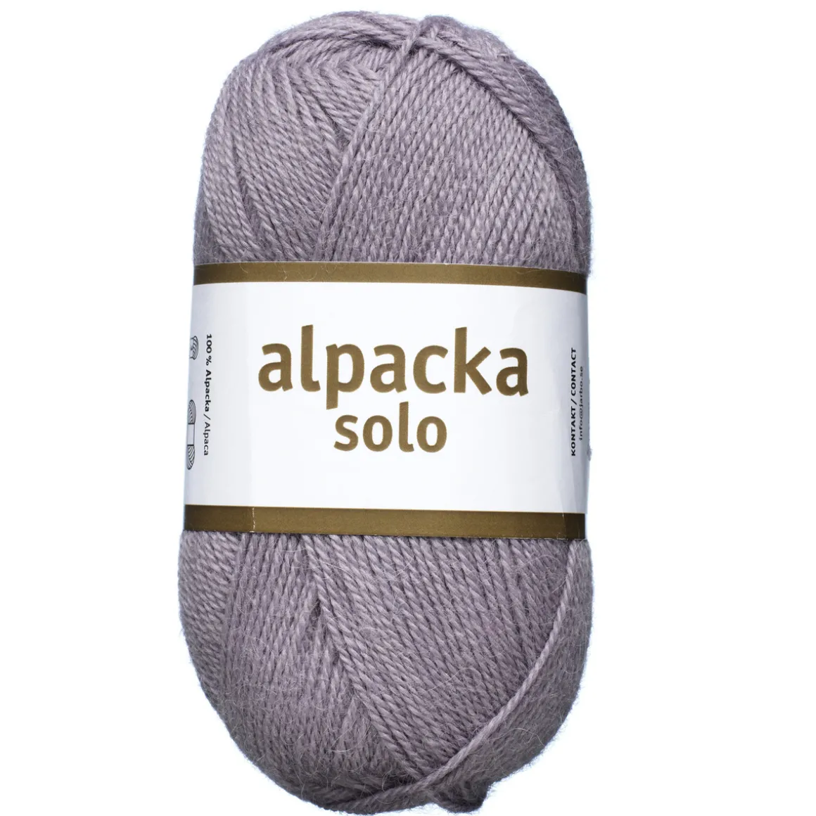 Ullgarn Järbo Alpacka Solo 50 g syrinlilla – 29132 Frost purple