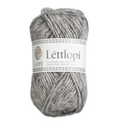 Ullgarn Lettlopi 50g Gråmelert