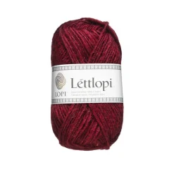 Ullgarn Lettlopi 50g Mørkrødt