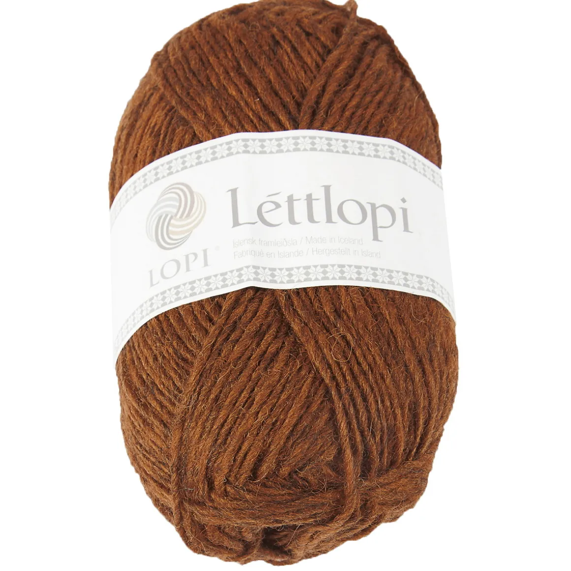 Ullgarn Lettlopi 50 g mørk rus