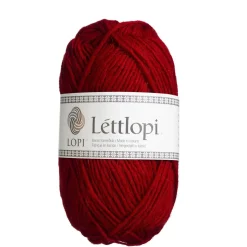 Ullgarn Lettlopi 50g Rødt