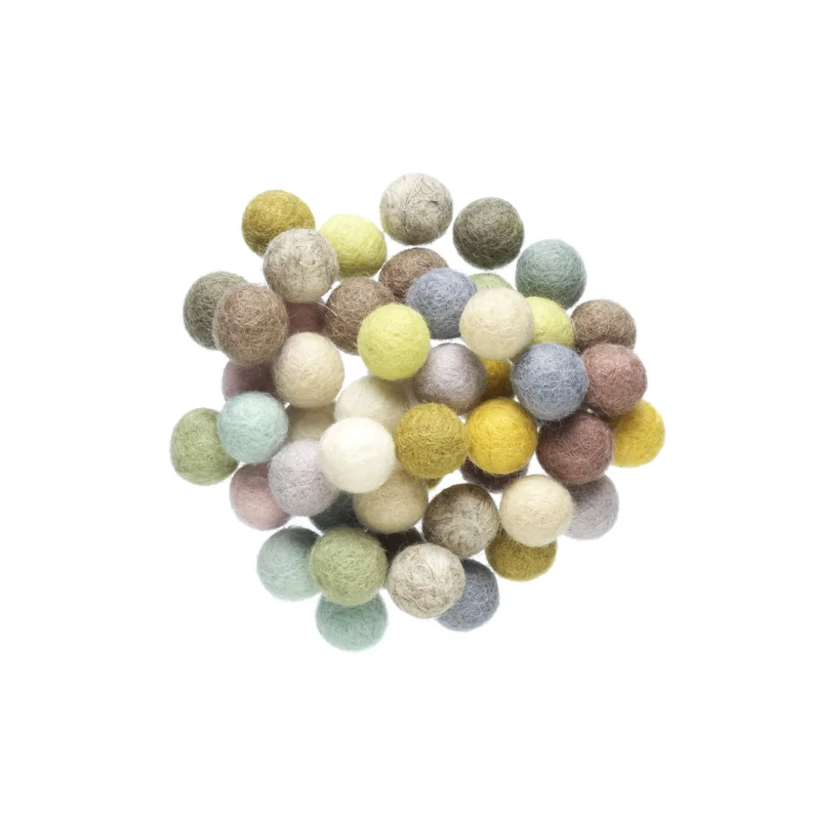 Ullkuler Pastell Ø10mm 50pk