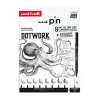 Uni Pin Fineliner Dotwork Starter Set – 8 fineliners og trykkblyant