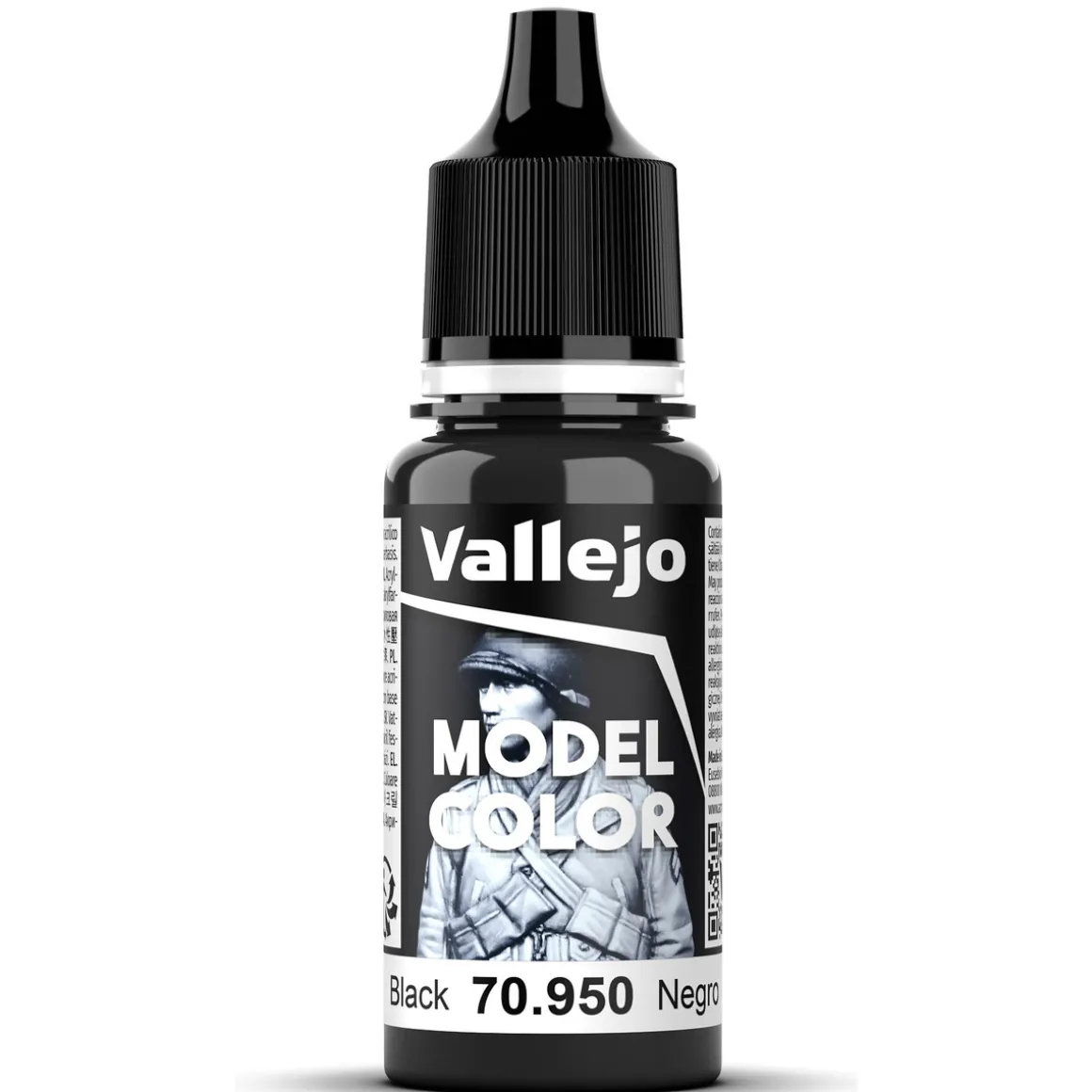 Vallejo Model Color 18 ml Black mat 950