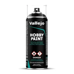 Vallejo Primer Black, svart spraymaling / grunnfarge for modeller, 400 ml