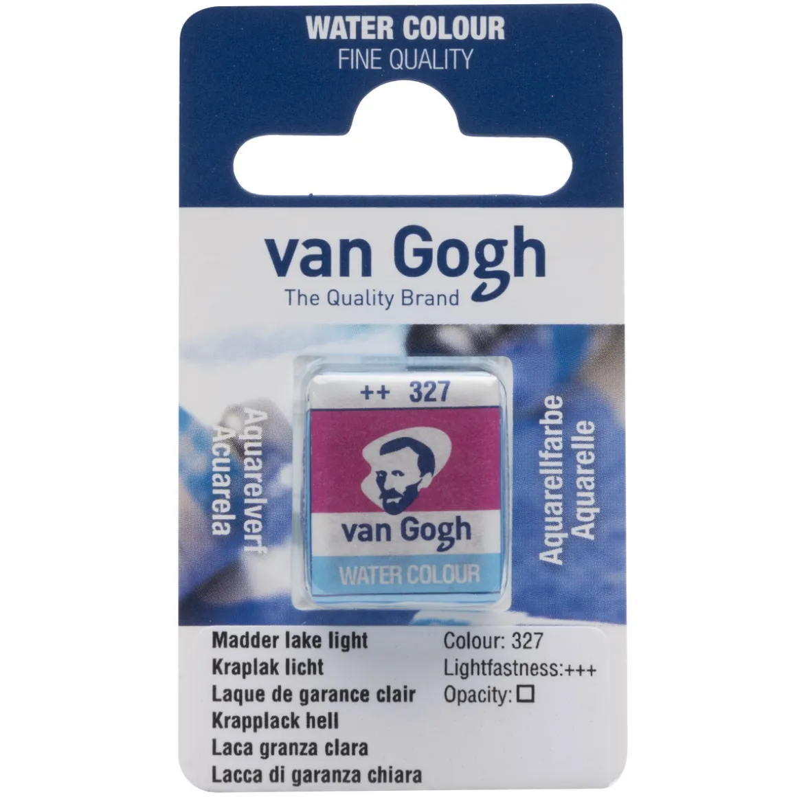 van Gogh akvarellmaling halvkopp – Madder Lake Light 327