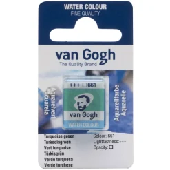 van Gogh akvarellmaling halvkopp – Turquoise Green 661