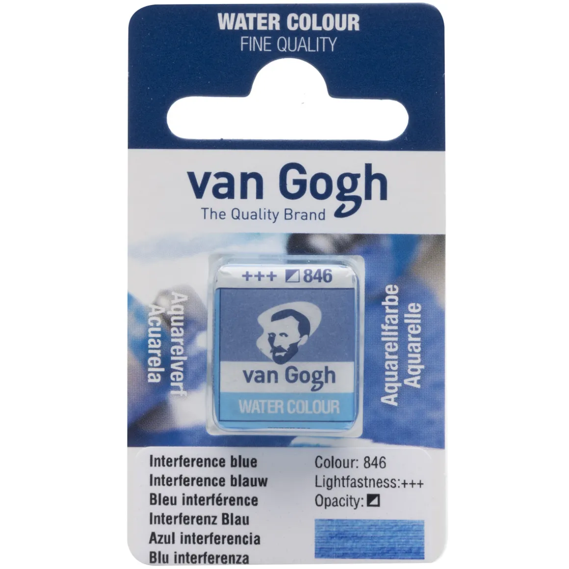van Gogh akvarellmaling halvkopp – Interference Blue 846