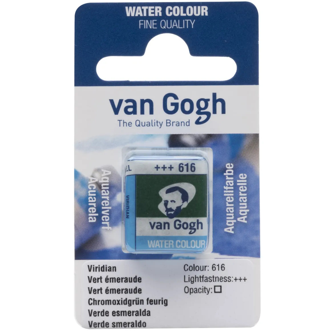 van Gogh akvarellmaling halvkopp – Olive Green 620