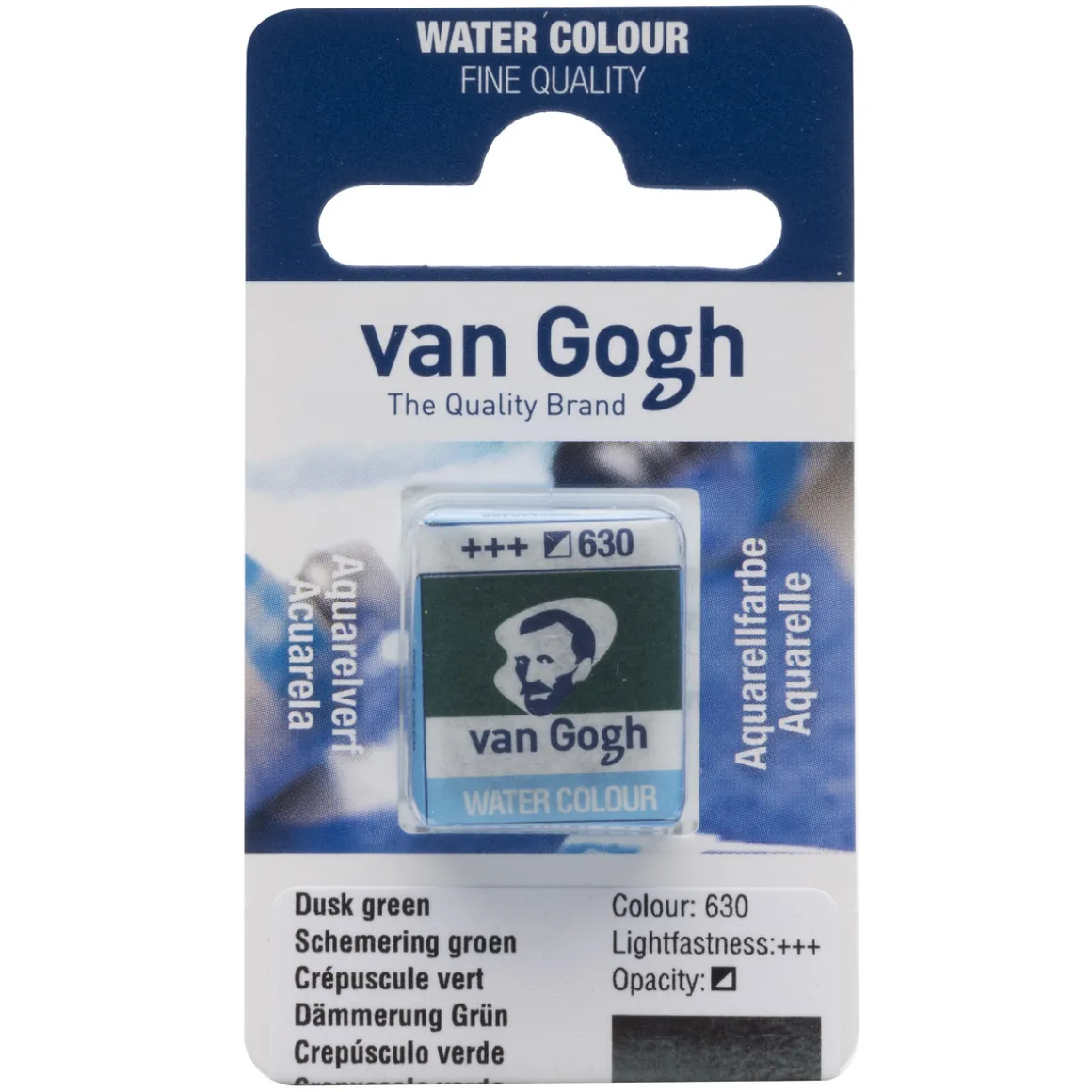 van Gogh akvarellmaling halvkopp – Dusk Green 630