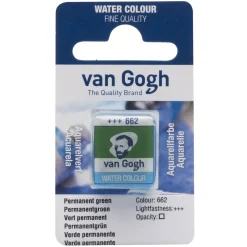 van Gogh akvarellmaling halvkopp – Permanent Green 662