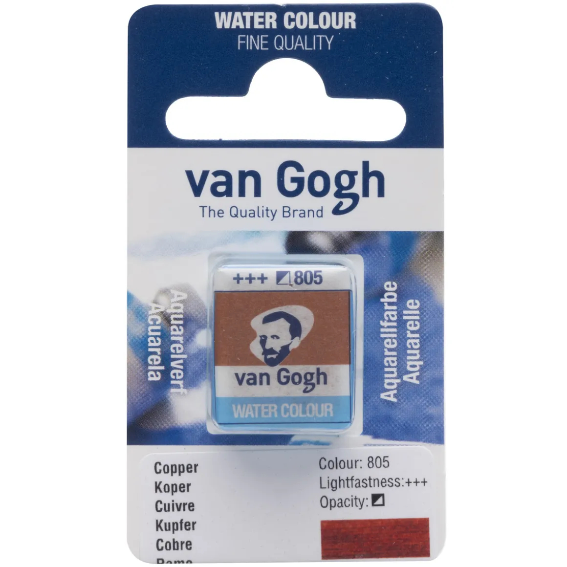 van Gogh akvarellmaling halvkopp – Copper 805