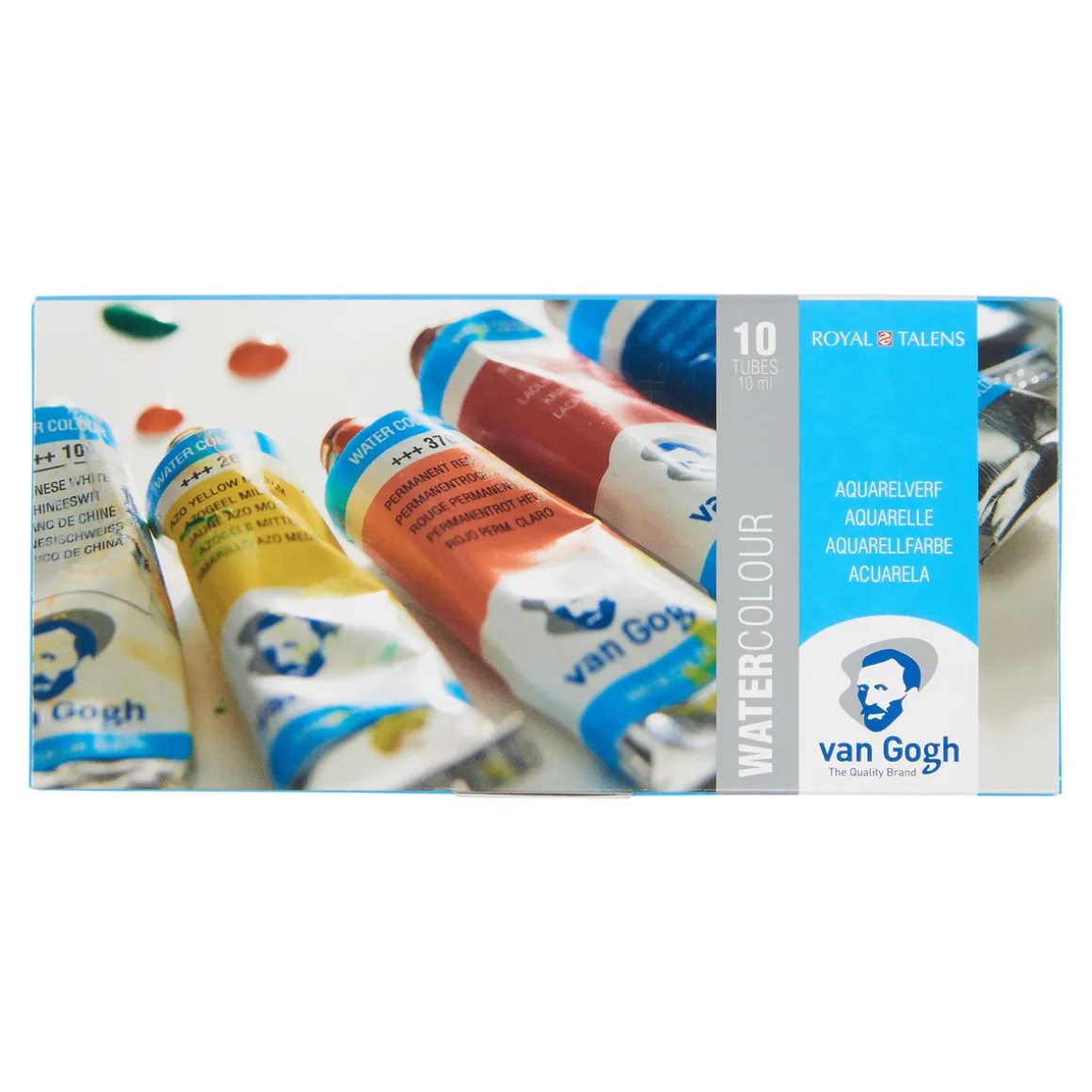 van Gogh akvarellmaling i sett – 10x10 ml basisfarger