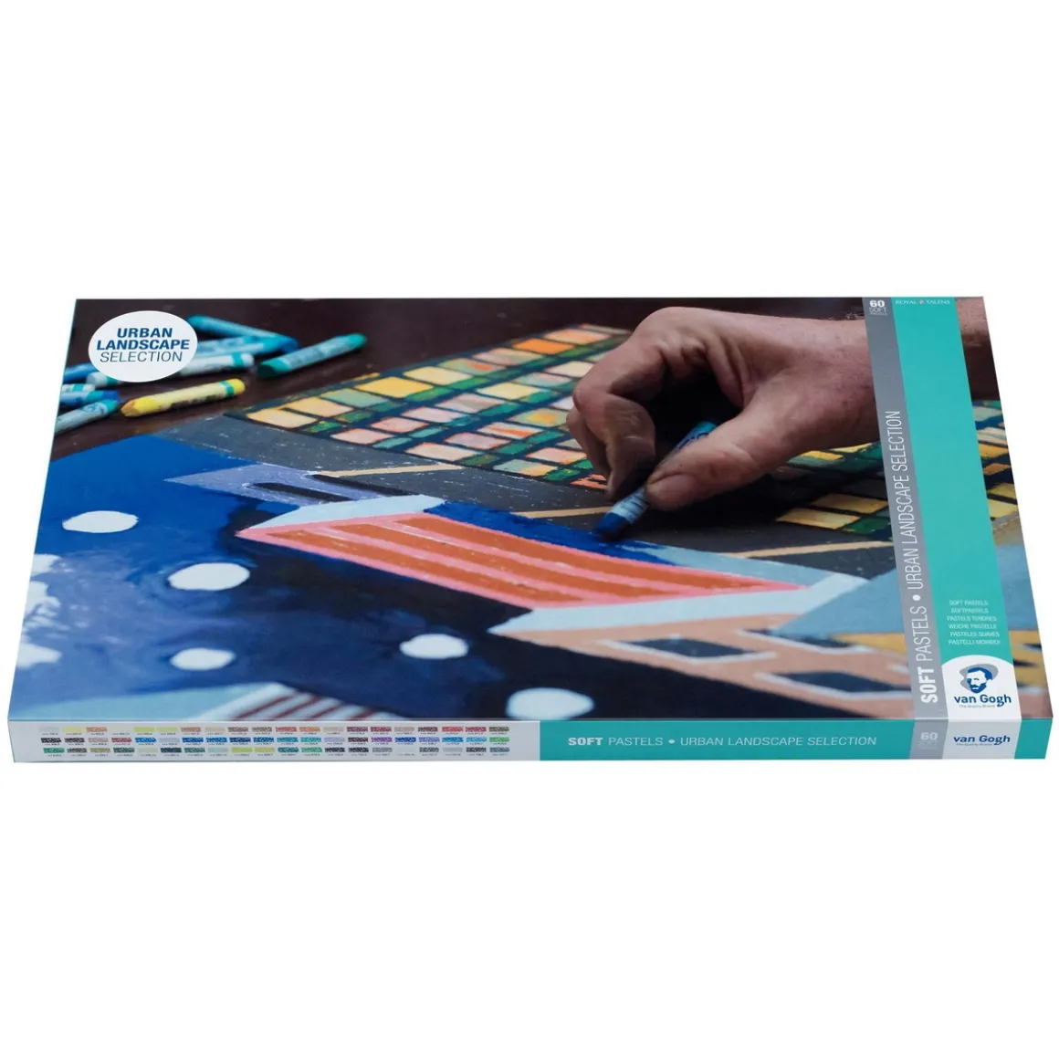 Van Gogh soft pastel set med 60 kritt - Urban Landscape Selection