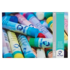 Van Gogh Soft Pastels, sett med 24 myke pastellkritt