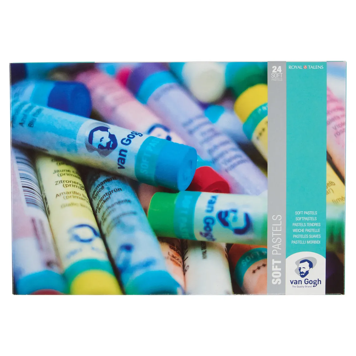 Van Gogh Soft Pastels, sett med 24 myke pastellkritt