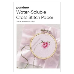 Vannløselig broderimellomlegg til korssting 22×28 cm