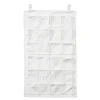 Veggoppbevaring med 24 lommer, 45×75 cm, fremstilt i 100 % bomull