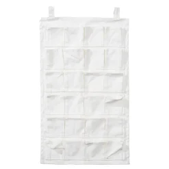 Veggoppbevaring med 24 lommer, 45×75 cm, fremstilt i 100 % bomull