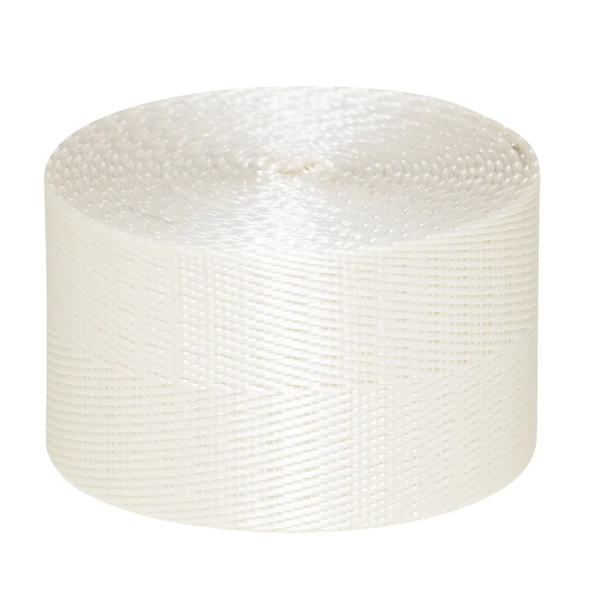 Veskereim i slitesterk polyester, hvit, 250 cm, bredde 4 cm