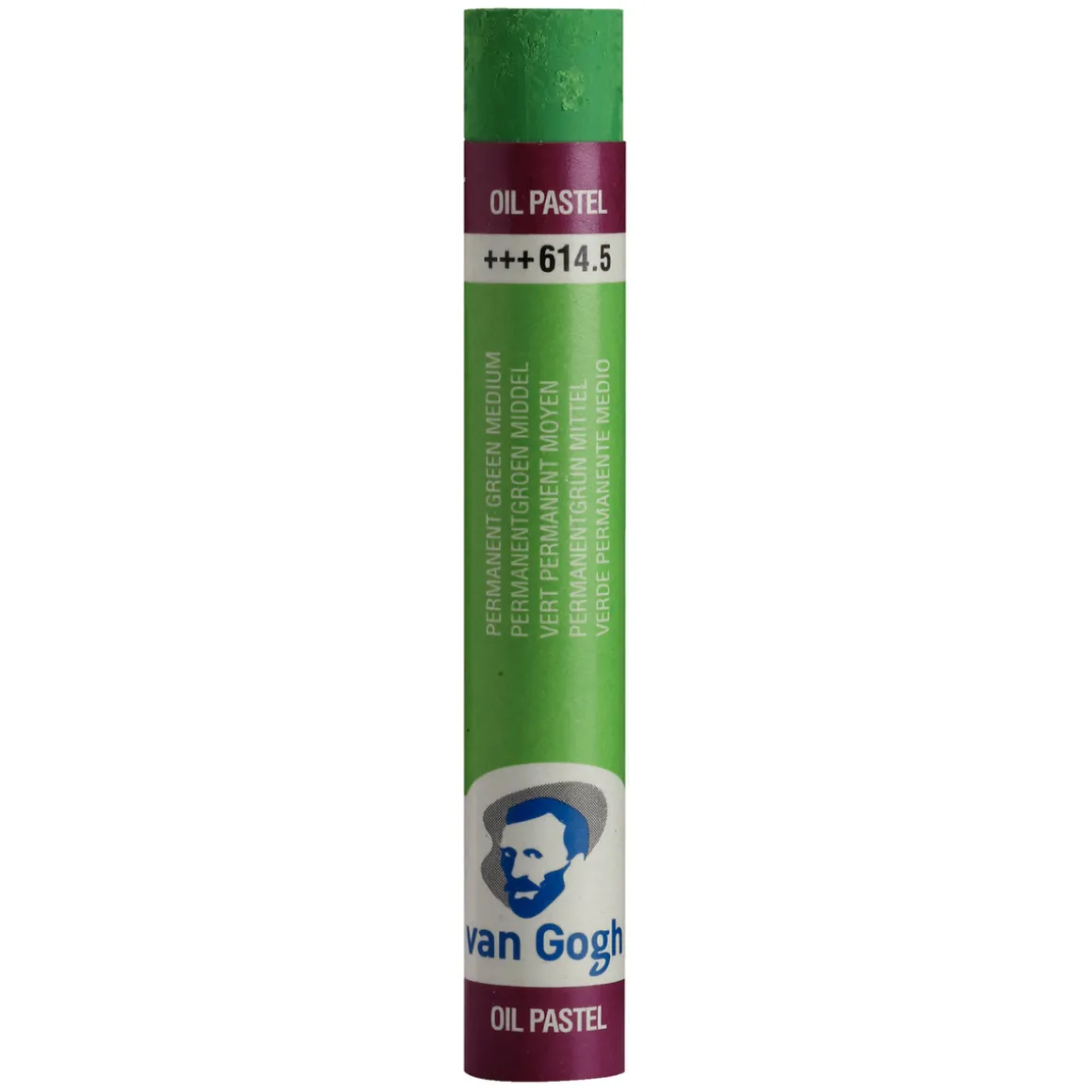 V Gogh oil pastel Perm. green