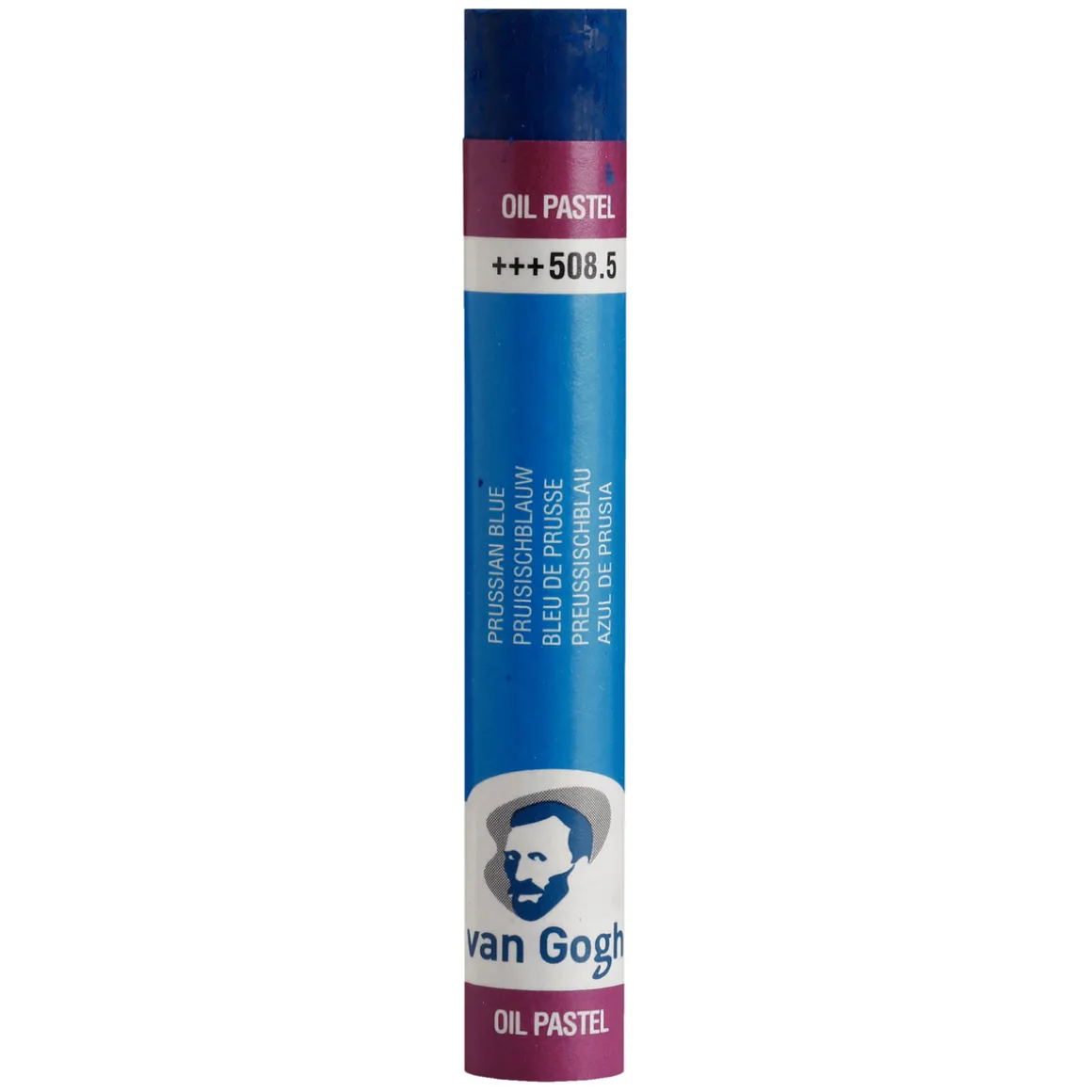 V Gogh oil pastel Pruss. Blue