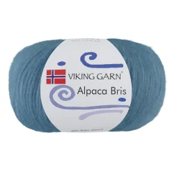 Viking Garn Alpaca Bris 50 g jeansblå 326